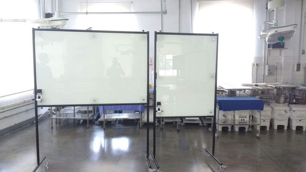 Flip Chart de Vidro da MultPainel 1 flipcharts com lousas de vidro Multpainel
