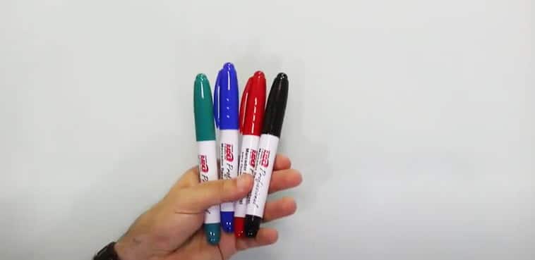 Acessórios para lousa de vidro 2 canetas para lousa de vidro