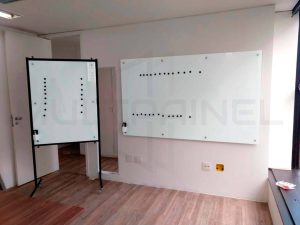 flip chart lousa de vidro