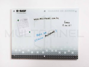 quadro de avisos personalizado basf