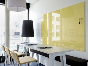lousa de vidro amarela empresa