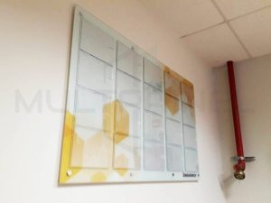 quadro de avisos personalizado com display de acrilico