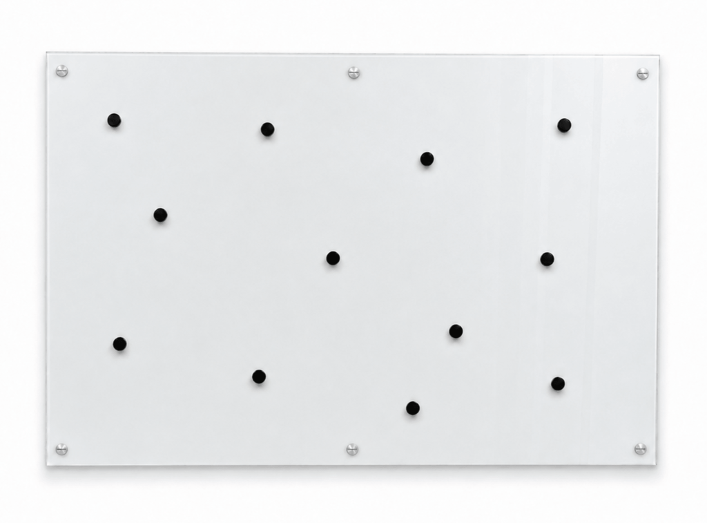 lousa de vidro magnética 1,50x1,00