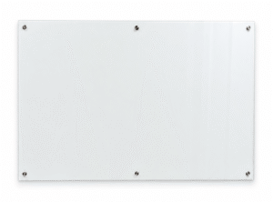 lousa de vidro branca 150x100