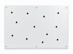 lousa de vidro magnética 1,50x1,00