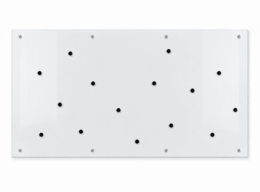 lousa de vidro magnética 200x120